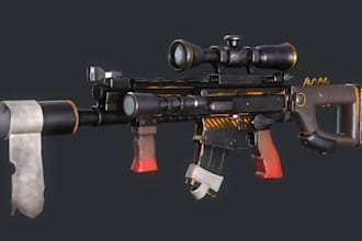 do 3d prop design 3d game props model 3d game ready asset 3d weapon models