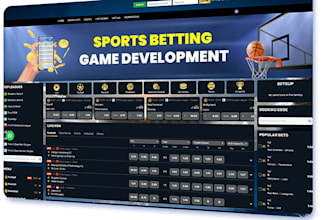 develop igaming website, sport bet website, blackjack, slot, crash game, poker