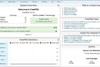 do automation of asterisk, a2b, freepbx, fusionpbx, vicidial, voip, twilio, sip