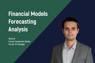 create a top tier financial model, forecast, cash flow projections or analysis