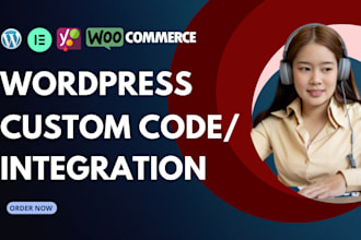 write wordpress custom code, wp google map integration, wp payment integration