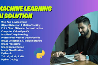 code,develop web app, computer vision python point cloud ai model, deep learning