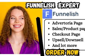 clone advertorial and sales page on funnelish clone   do webshop ecommerce