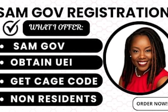 help non resident register on sam gov, register company in USA get uei cage code