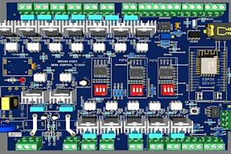 design pcb circuit board schematic design pcb layout arduino coding esp32 stm32