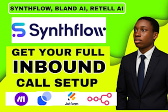 setup ghl vapi jotform synthflow bland twilio make com ai voice agent automation