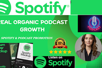 organic podcast growth with strategic apple spotify promotion