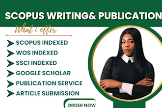 rewrite write publish research articles in scopus, ssci,peer reviewed journal