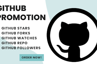 do github promotion to gain permanents stars watches and fork repo