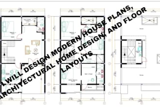 design modern house plans architectural home design floor layouts drafting