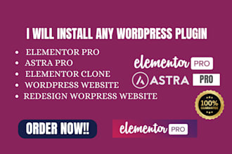 install elementor pro astra pro rank math pro acf pro crocoblock wp rockt