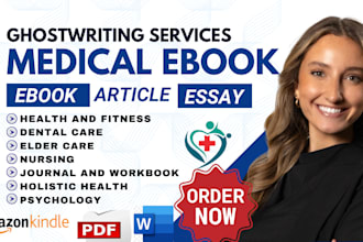 write medical ebook self help ebook writer health and fitness psychology nursing