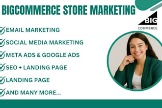 do bigcommerce store marketing bigcommerce store email marketing landing page