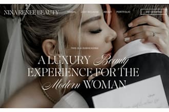 design squarespace photography website, wedding website, personal portfolio