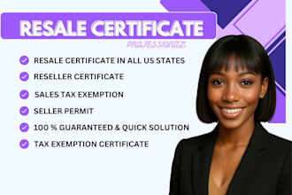 get your resale certificate and seller permit in all 50 US states