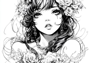 make unique tattoo design, realism, traditional, anime or more