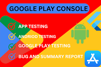 provide 12 testers 20 testers for google play console closed testing