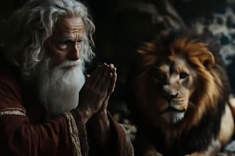 create ai bible video history video bible story for youtube channel in 24 hours