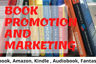 promote your ebook,romantic,children book,sci fi ,book journal and pamphlet