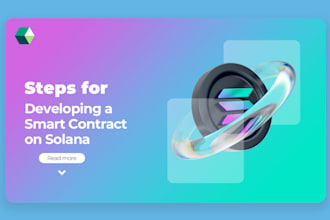 develop web3 dapps, smart contracts in solana, ethereum, tweb3