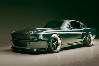 construct 3d car modeling, cad design,3d printing,3d car rendering, rc car model