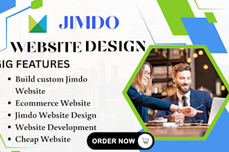 build custom jimdo ecommerce cheap website development design