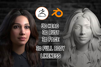 sculpt 3d face 3d head bust sculpture 3d character 3d metahuman for 3d printing