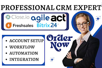 close io agile freshsales bitrix24 workflow rule act crm salesforce automation
