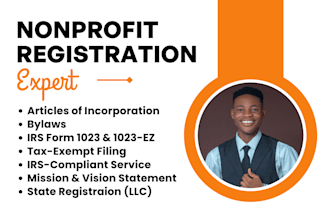 file your 501c3 paperwork, non profit registration, form 1023 ez 1023, bylaw