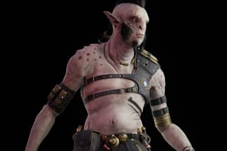 3d metahuman character, stylized, game character model in zbrush, unreal engine