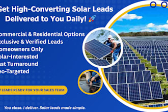 provide solar, roofing, and homeowner leads that converts through google maps