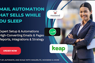 set up mailerlite activecampaign keap, and automate your email marketing