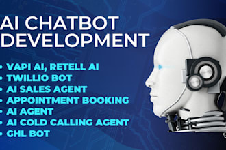 set up advanced ai voice agents, calling bots with vapi ai, twilio, ghl, retell