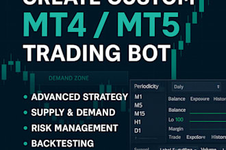 develop expert advisor trading bot for metatrader