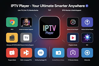 build a custom iptv player app with xtream for android, ios, smart TV, and more