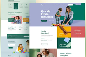 build a daycare preschool kindergarten childcare website education website