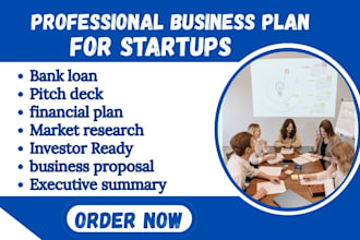 write a winning business plan with financial plan for startups and grant writing