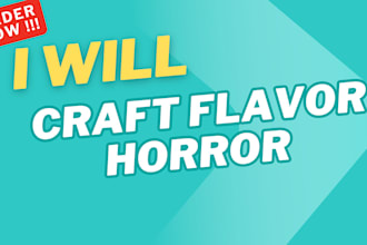create flavor horror story for you