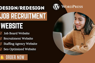 design recruitment website, job portal, job board, recruitment agency website