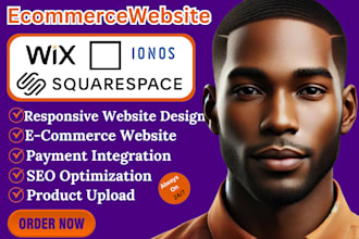 design ecommerce website, bigcommerce, webshop, wix ecommerce, godaddy, ionos