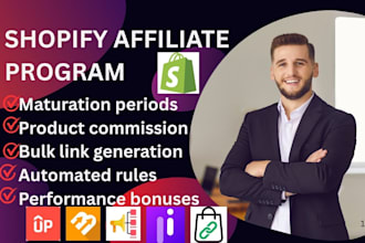 shopify affiliate program uppromote bixgrow referrly jaka shortly refersion blp