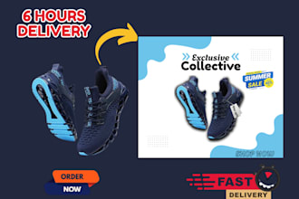 design a stunning product promotion poster in 6 hours