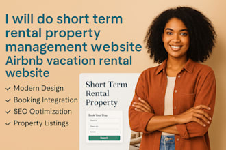 short term rental property management website airbnb vacation rental website