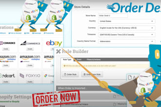 integrate online store into order desk to manage orderflow fulfilment work flow