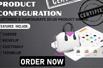 setup 2d 3d model zakeke customily kickflip teeniblue product customization