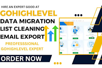 do gohighlevel data migration list cleaning lead segmentation email export