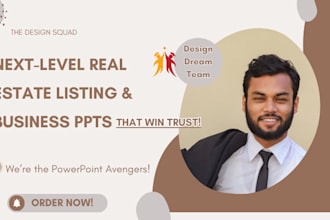 design outstanding listing presentation, real estate listing PPT, business ppt