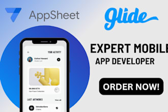 design or redesign glide apps with database setup, API integration ai