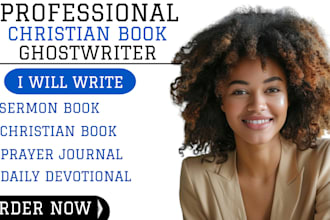 ghostwrite christian ebook novel prayer journal daily devotional sermon book
