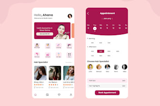 develop on demand salon booking app, tattoo booking app, spa app